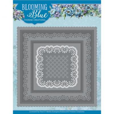 Find It Trading Blooming Blue Cutting Dies - Blooming Square