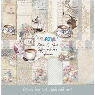 Papers For You Home & Deco - Coffee and Tea Midi Scrap Paper Pack