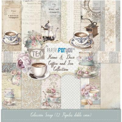 Papers For You Home & Deco - Coffee and Tea Scrap Paper Pack