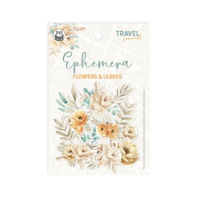 P13 Travel Journal - Ephemera Flowers and Leaves