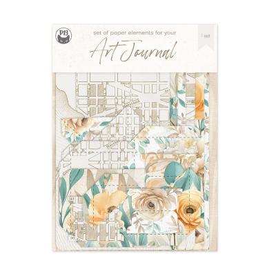 P13 Travel Journal - Art Journal Paper Elements