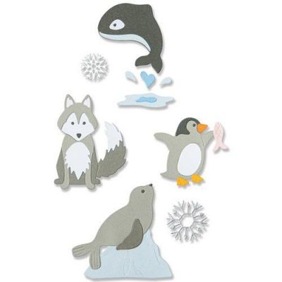 Sizzix Jennifer Ogborn Thinlits Die Set - Arctic Animals