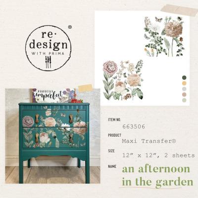 Prima Marketing Re-Design Transferpapiere - An Afternoon In The Garden