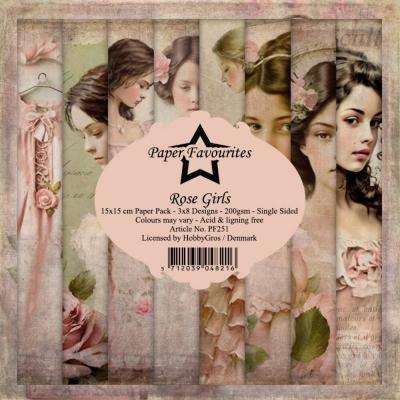 Paper Favourites Designpapier - Rose Girls