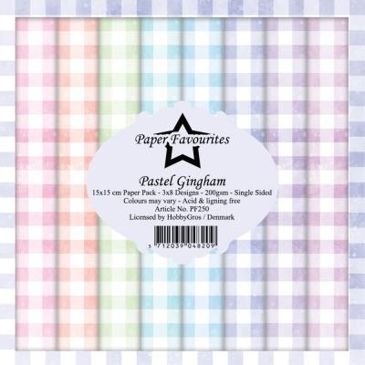 Paper Favourites Designpapier - Pastel Gingham