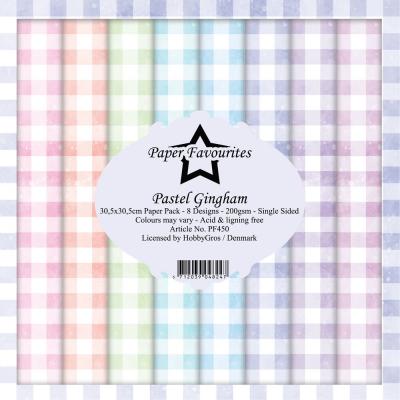 Paper Favourites Designpapier - Pastel Gingham