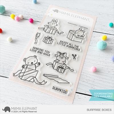 Mama Elephant Stempel - Surprise Boxes