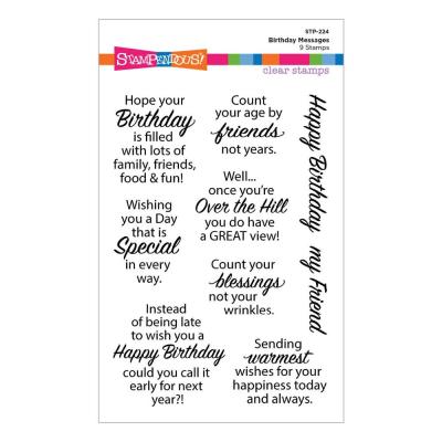 Stampendous Stempel - Birthday Messages