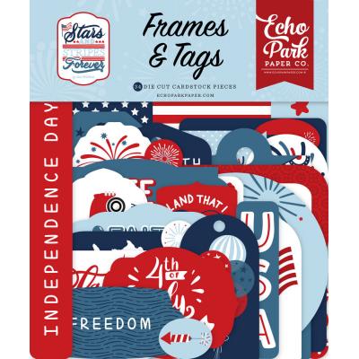Echo Park Stars and Stripes Forever - Frames & Tags
