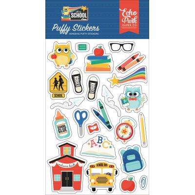 Echo Park Off to School - Puffy Stickers