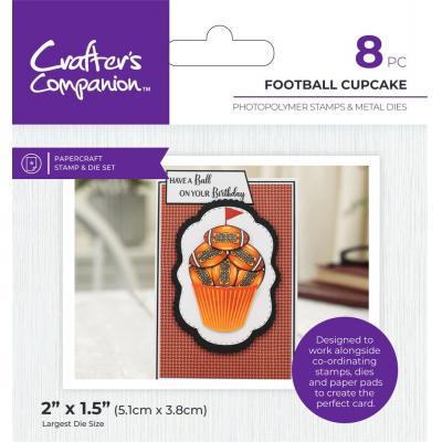Crafter's Companion Modern Man - Football Cupcakes