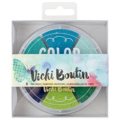American Crafts Vicki Boutin Mixed Media Ink Pads - Cool