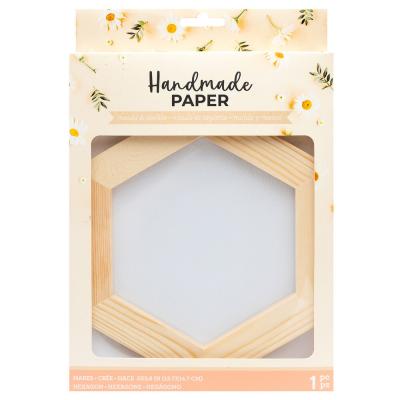 American Crafts Handmade Paper - Paper Mould and Deckle Kit Hexagon