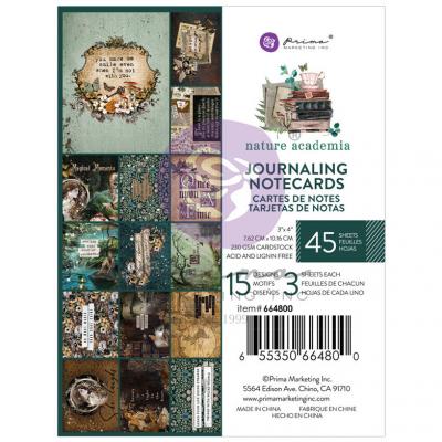 Prima Marketing Nature Academia - Journaling Cards
