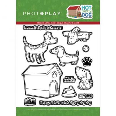 PhotoPlay Hot Diggity Dog - Etched Die