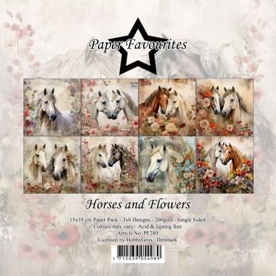 Paper Favourites Paper Pack - Horses and Flowers