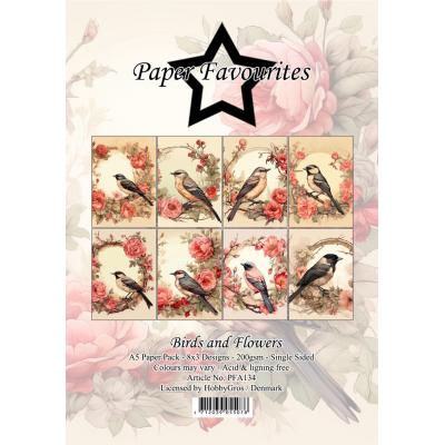Paper Favourites Paper Pack - Birds and Flowers
