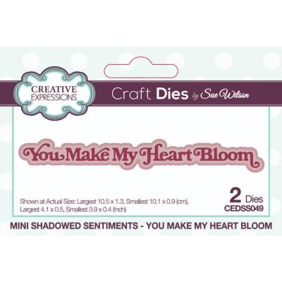 Creative Expressions Sue Wilson Craft Die - You Make My Heart Bloom