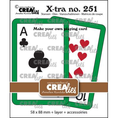 Crealies Cutting Dies - Playing Cards
