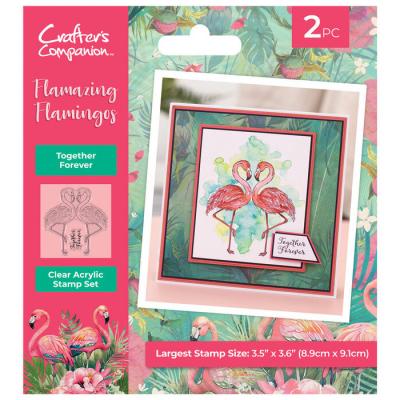 Crafter's Companion Flamazing Flamingos - Together Forever