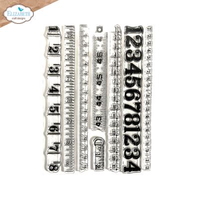 Elizabeth Craft Designs Favorite Humans Stempel - Measurements