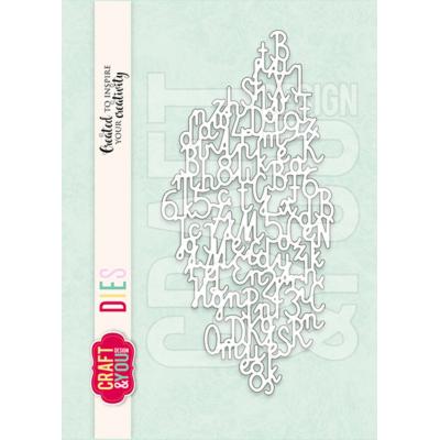 Craft & You Design Cutting Dies - Letters Background