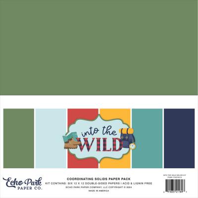 Echo Park Into the Wild - Coordinating Solids Paper Pack