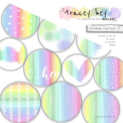 Tracey Hey Paper Pad - Rainbow Revival 2