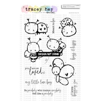 Tracey Hey Stempel - Bugs & Kisses