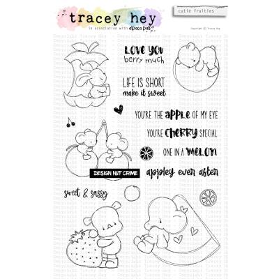 Tracey Hey Stempel - Cutie Fruities