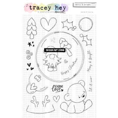 Tracey Hey Stempel - Merry & Bright