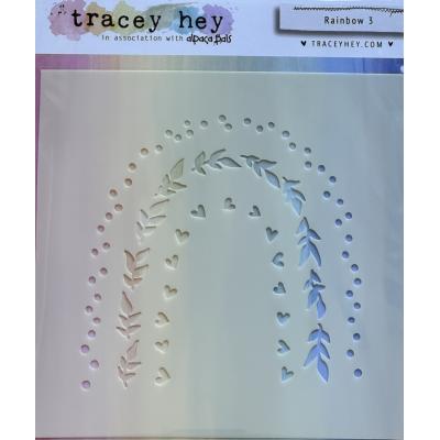 Tracey Hey Trio Stencil - Rainbow