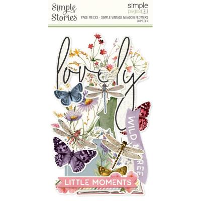 Simple Stories Simple Vintage Meadow Flowers - Simple Pages Pieces