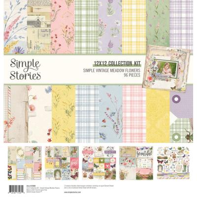 Simple Stories Simple Vintage Meadow Flowers - Collection Kit