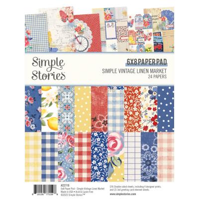 Simple Stories Simple Vintage Linen Market - Paper Pad