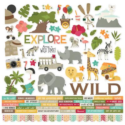 Simple Stories Say Cheese Wild - Cardstock Stickers