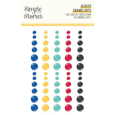 Simple Stories Say Cheese Tinseltown - Glossy Enamel Dots
