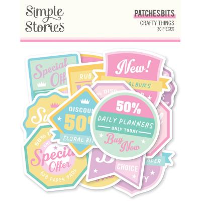 Simple Stories Crafty Things - Patches Bits
