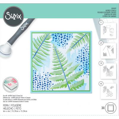 Sizzix Layered Stencils - Fern