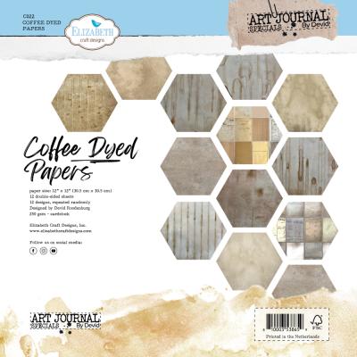 Elizabeth Craft Designs Remember Moments - Coffee Dyed Papers