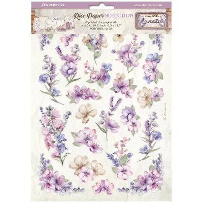 Stamperia Lavender - Rice Paper Selection