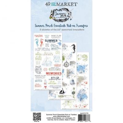 49 and Market Summer Porch - Essentials Rub-On Transfers