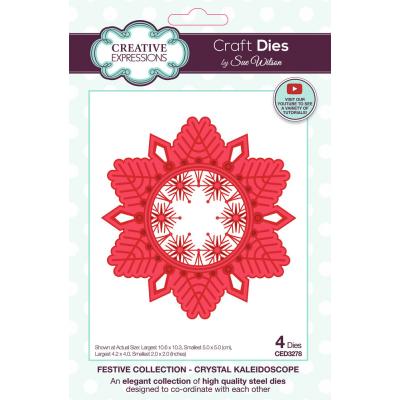 Creative Expressions Sue Wilson Craft Die - Crystal Kaleidoscope