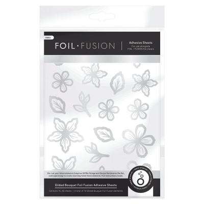 Tonic Studios Foil Fusion - Gilded Bouquet Adhesive Sheets Flowers