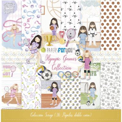 Papers For You Olympic Games Niñas - Mini Scrap Paper Pack