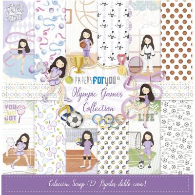 Papers For You Olympic Games Niñas - Scrap Paper Pack