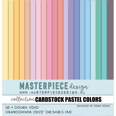 Masterpiece Design Pastel Colors Cardstock
