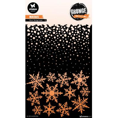 StudioLight Grunge Stencil - Snow