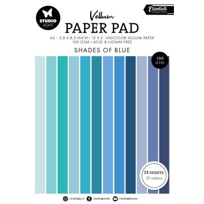 StudioLight Spezialpapiere - Shades of Blue Vellum Paper Pad