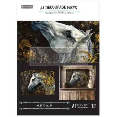 Prima Marketing Re-Design Decoupage Fiber - Majestic Gallop